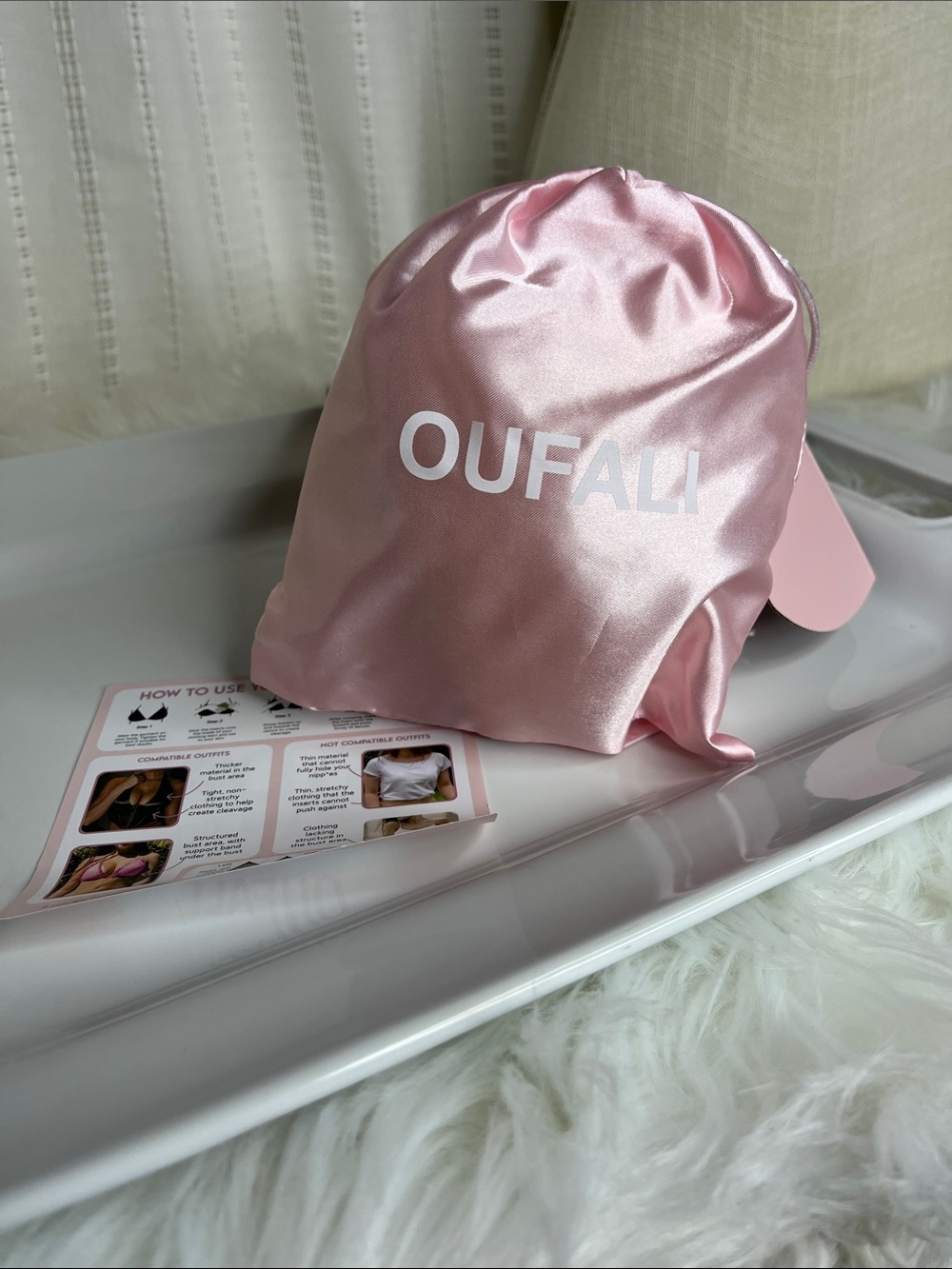 Women’s Shapewear in Soft Pink Satin Pouch - Picture 6 of 6